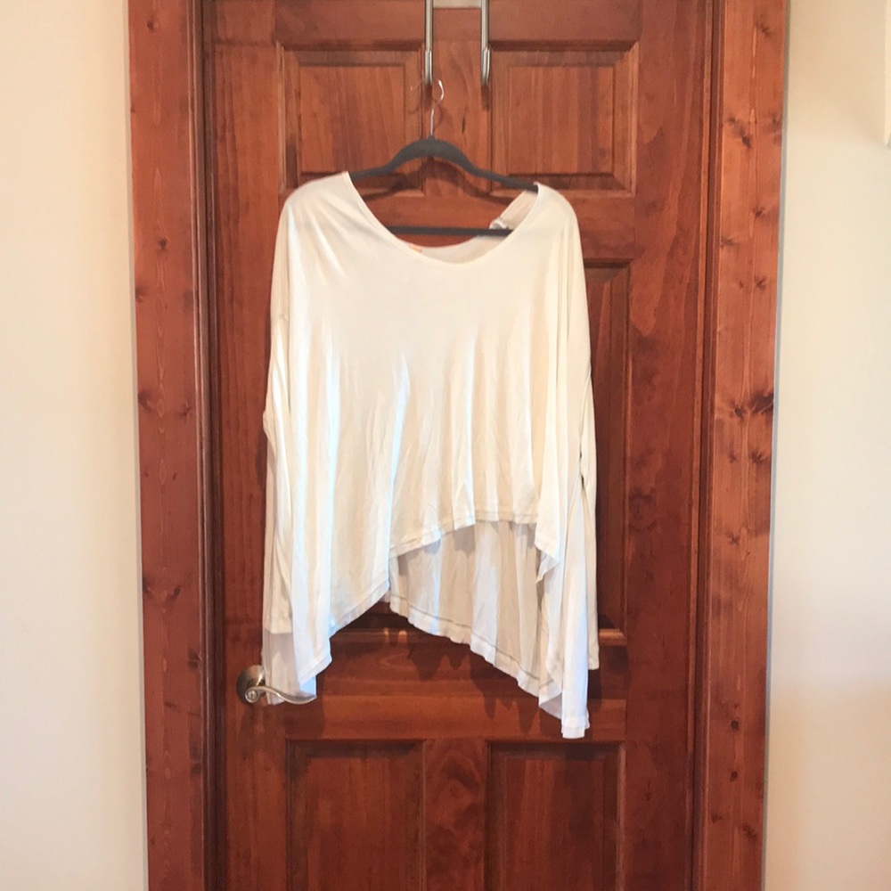 💕 Free People White Blouse. XS. Cropped